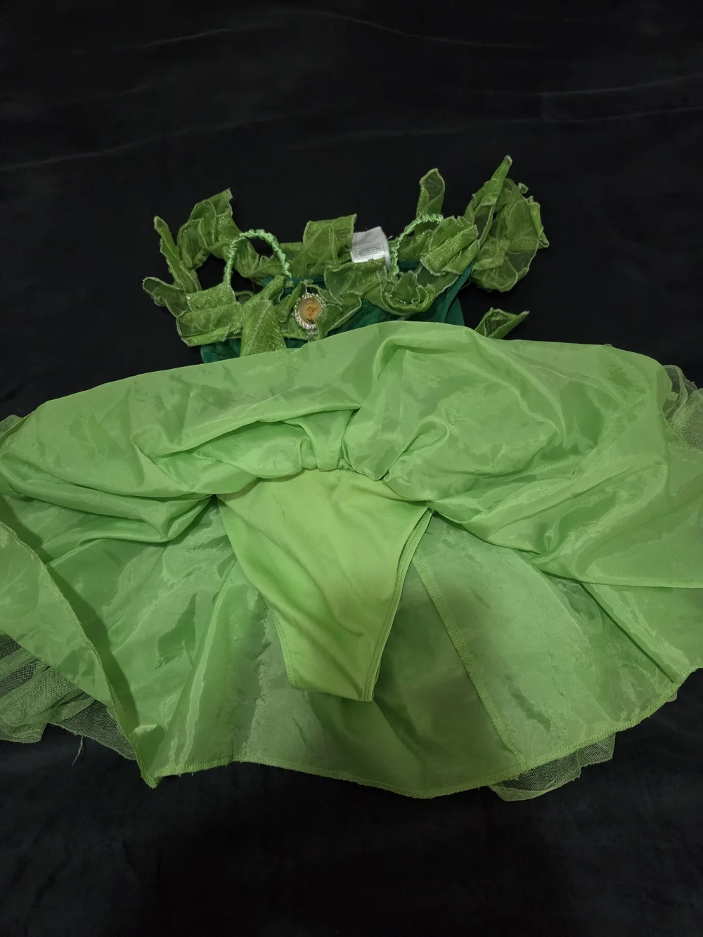 Disney Green Tinker Bell Inspired Fairy Dance Costume - Picture 3 of 5